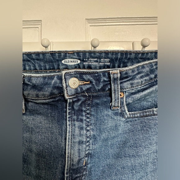 Old Navy OG straight high rise jeans size 12 - Picture 2 of 4
